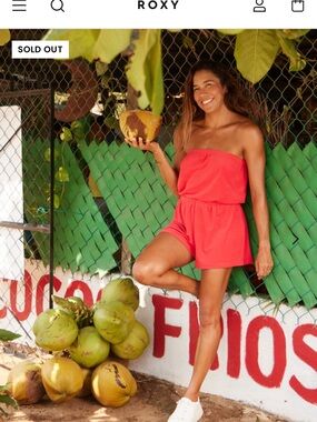 Roxy beach romper